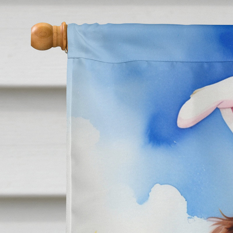 Drapeau de Pâques Pâques à œufs double face H 40 po x l 28 po Polyester