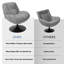 Upholstered Swivel Accent Chair-918650877