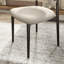 Ensemble de 2 chaises d'appoint en bois massif Midland revêtues de cuir noir-2044185090-2040723081