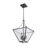 4-Light Lantern Pendant with Clear Glass