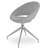 Crescent Metal Solid Back Side Chair-42291499
