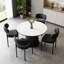 Faux Leather Tufted Upholstered Armless Dining Chair-118090602