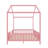 Low House Style Bed With Curtains-1784003897-1784003903