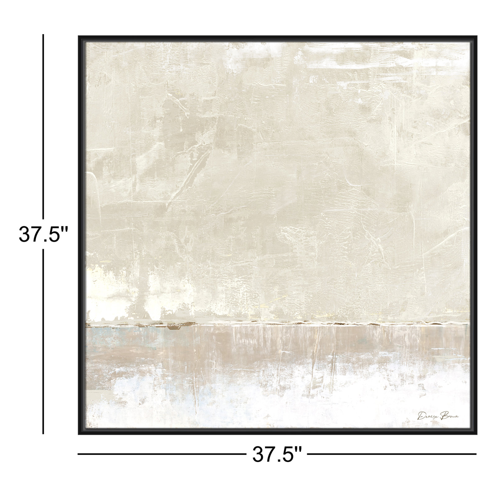 Delevan "Better Days" Print, 37.5" H x 37.5" W, Black
