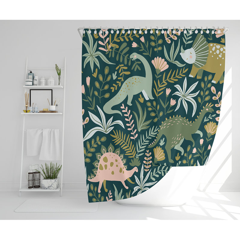 Eliyohu Polyester Shower Curtain