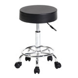 Adjustable Height Ergonomic Lab Stool with Wheels