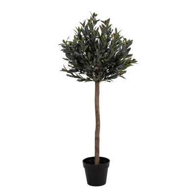 126cm Faux Olive Tree Tree in Planter