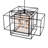 Kitzi 32 - Light Steel Dimmable Lantern Square / Rectangle Chandelier