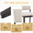 Dining Chairs Only, Modern Minimalist Dining Chairs Set Of 4, Kitchen Chair With Padded Seat, Wooden Upholstered Side Chair For Dining Room-1609930063