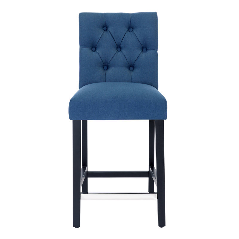 Tabouret de bar et de comptoir Wren, Tabouret de bar (siège d'une hauteur de 29 po), Brun, Noir