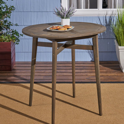 Table de bar d'extérieur en bois de style rustique - pour une fermeté accrue du patio avec plateau à lattes ajouter une touche de votre espace