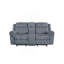 Causeuse inclinable deux tons avec port USB et console