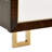Belmont Place King Upholstered Bed - Cream/Espresso-93331251
