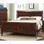 1Pc Queen Size Sleigh Bed Traditional Design-1409716950-1409716949