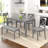 Alfonso 6 - Person Four Leg Dining Set-782530168-744133065-782530171