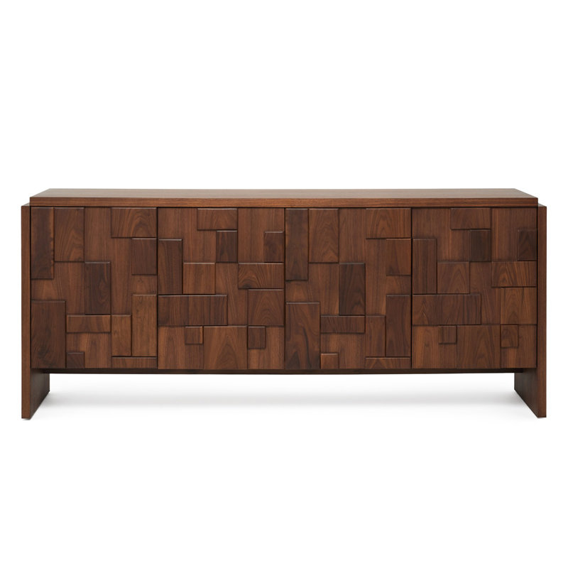 Louise 76'' W Solid Wood Sideboard