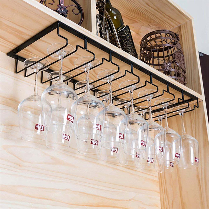 Bornaman Wine Glass Rack Black