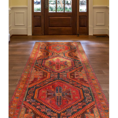 Lovelia One-of-a-Kind 4'7" X 9'7" 1980s Runner Wool Area Rug
