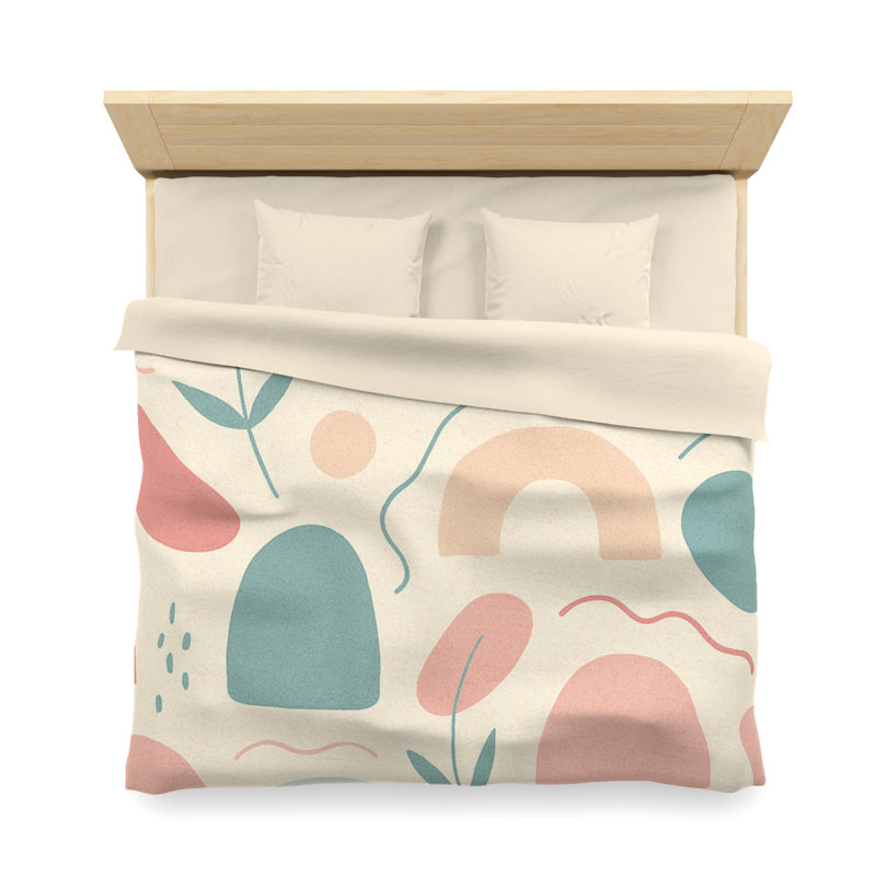  Duvet Covers No 1 Single Piece, King Duvet Cover, Cream/Pink