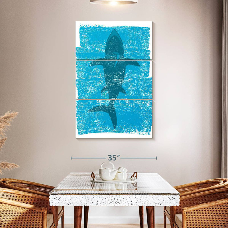 Brampt Simple Shark, 50" H x 32" W