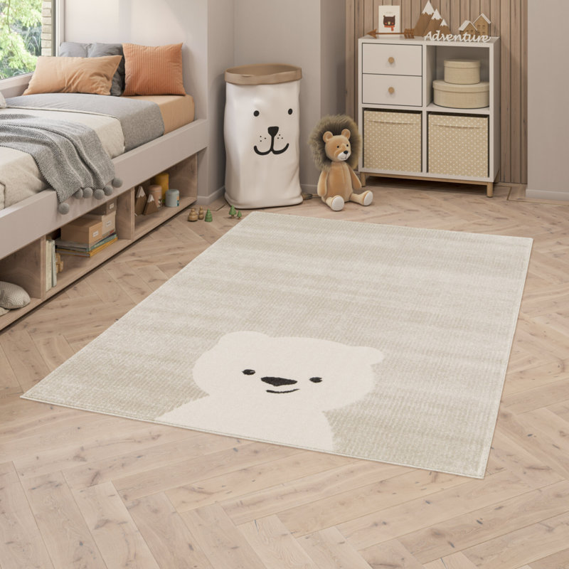 BEIGE Area Rug, Rectangle 160 x 230cm