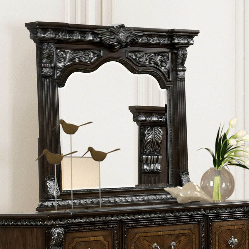 Miroir de commode Waldrews, Espresso