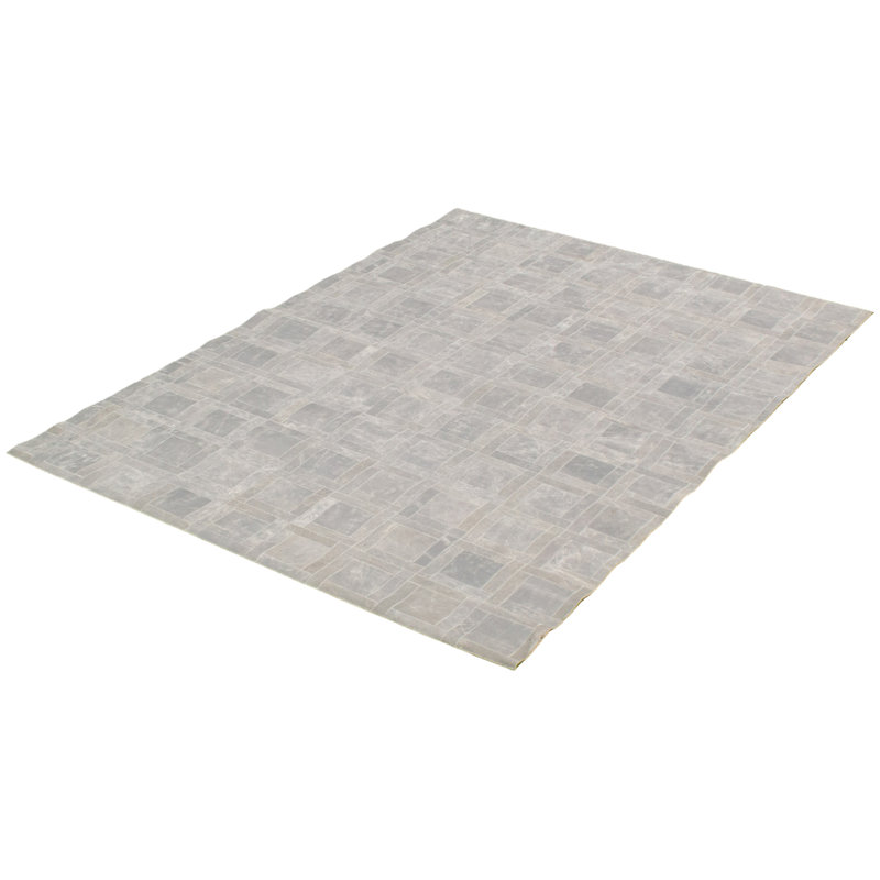 Cowhide Geometric Indoor Rug