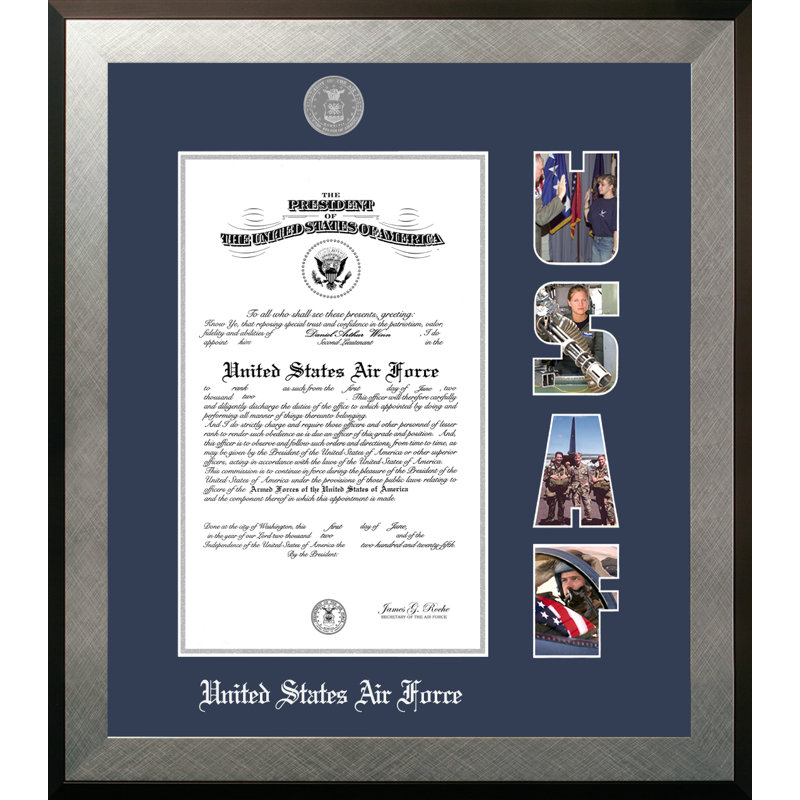 Air Force Certificate Honors Picture Frame, 8" x 10"