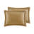 8 PCS Jacquard Oversized Duvet Style Comforter Set Gold