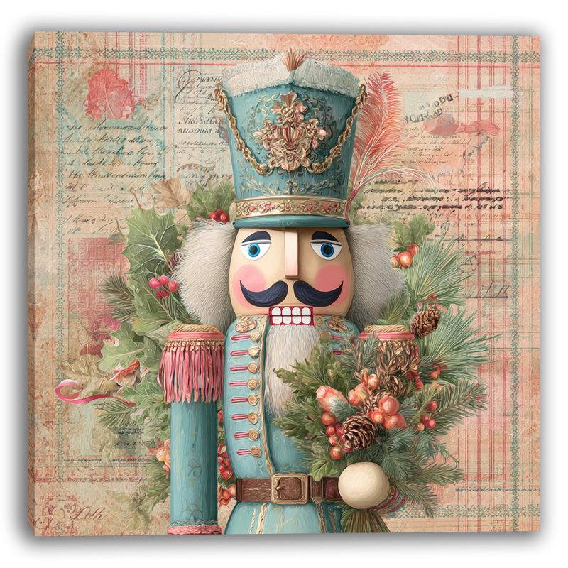 «Royal Nutcracker Portrait», art mural sur toile tendue, H 20 po x l 20 po
