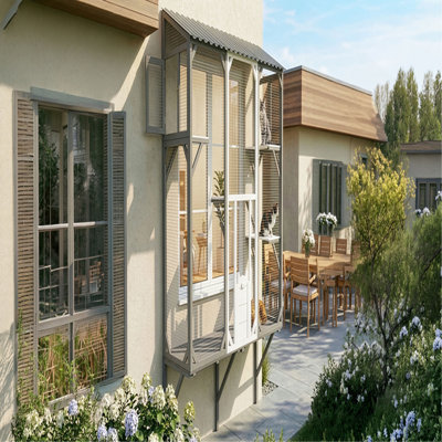 Enclos d'extérieur pour chat Catio