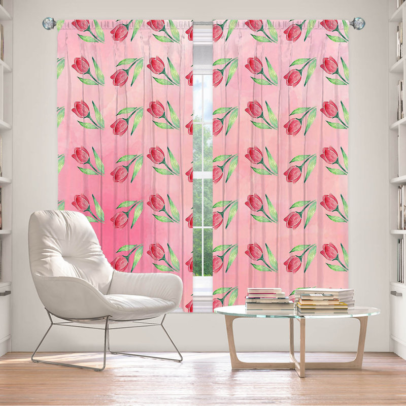 Paire de rideaux obscurcissant en polyester Ghazi, L 40 po x L 82 po