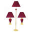 Ensemble de lampes en céramique 3 pièces, lampes sur pied et de table-494729343