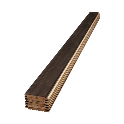 84" x 5.1"  Indoor/Outdoor Wood Shiplap Paneling, Panels for Walls and Ceilings
