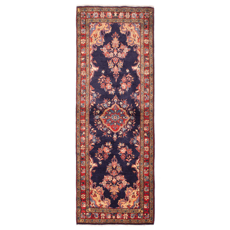 Tapis bleu marine Anadol 3 pi 3 po x 10 pi 4 po