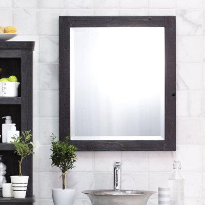Miroir de salle de bain biseauté moderne et contemporain Americana