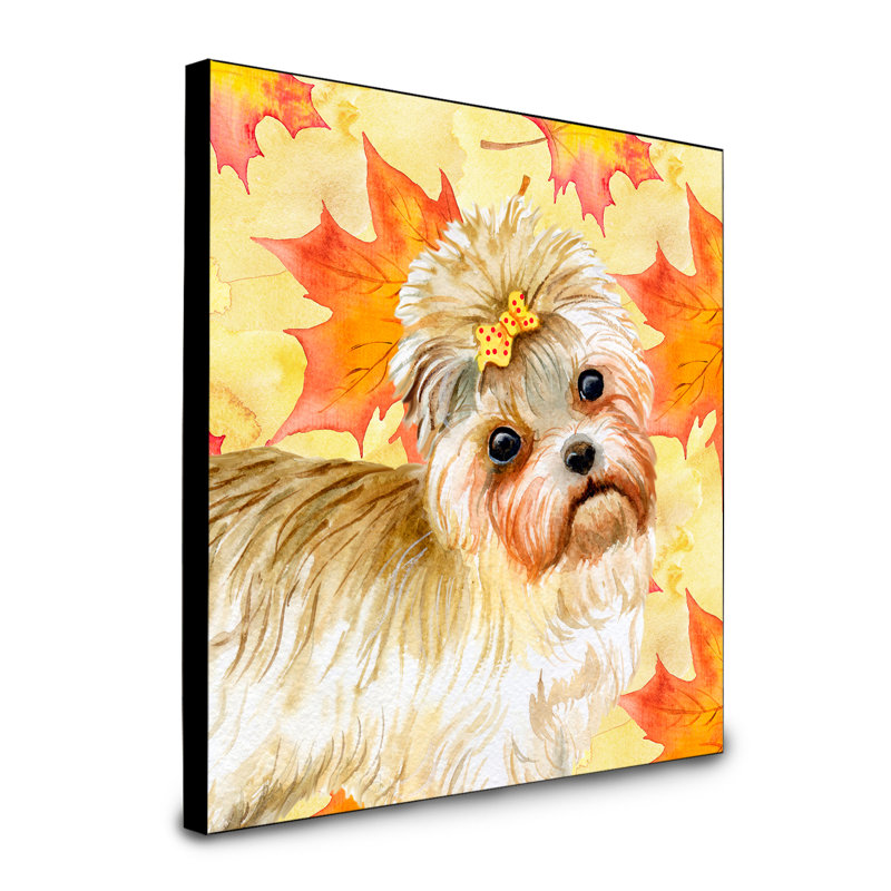 Panneau mural d’art Cannes, Morkie