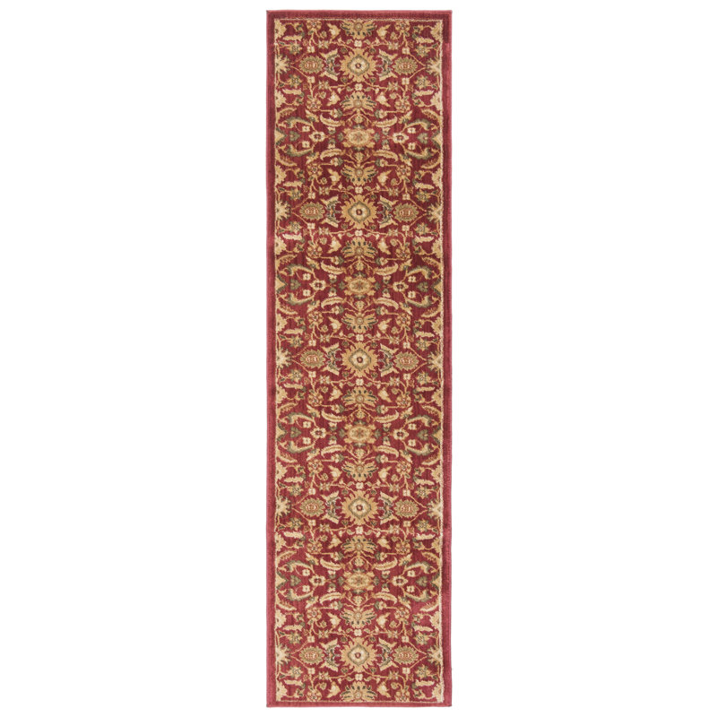 Tapis rouge / or tissé à la machine 80% polyester, 20% coton tissé à la machine Lauren Ralph Lauren Adyson