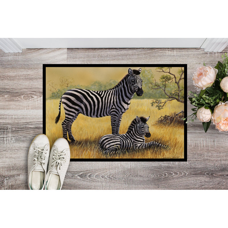 Non-Slip Outdoor Doormat, Rectangle 2' x 3'