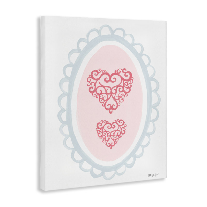 Toile à souvenirs féminin Coquette, design par Yvette St. Amant, H 40 po x l 30 po