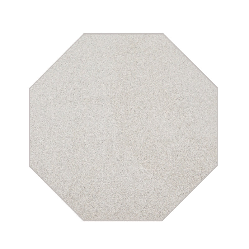 Tapis modernes de couleur unie pour animaux de compagnie et enfants, résistance aux taches et à la décoloration, chambre à coucher, salle de jeux et chambre d'enfant, événement, mariage, parfait pour le salon, la salle à manger, tapis Mentone blanc