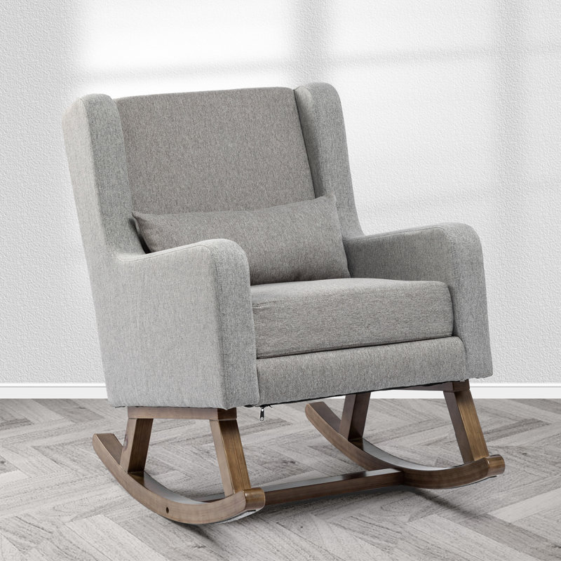 Chaise berçante, Gris clair