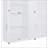 Queen Size Murphy Bed Wall Bed With Cabinets,White-1823560223