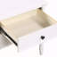 Table de chevet 2 tiroirs - Blanc-1434064138