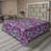 Ambesonne Floral Boho Flat Sheet Leafy Tropical Blooms
