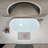 67" Linear Acrylic Bathtub, Oval Shape, Glossy White, Acrylic, Pop - Up Drain, For Bathroom Freestanding White Finish, Material, Overflow, Ce And