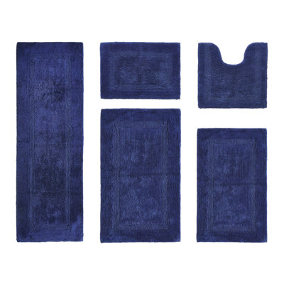 Ensemble de tapis pour salle de bain 100% coton 2370 g / m² Lux