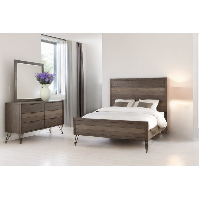 Sheila Grey Panel Bedroom Set