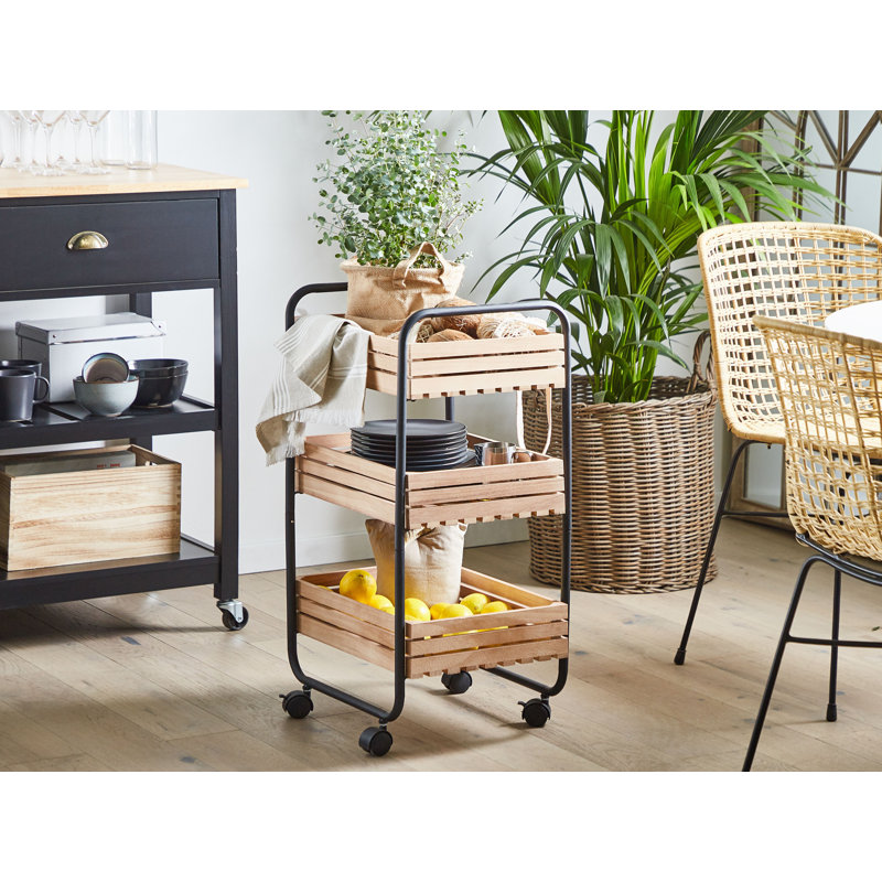 Josue Metal Bar Cart