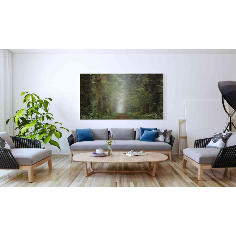 «Misty Spring Road» par Martin Podt, art mural sur toile, H 40 po x l 60 po x P 1,5 po